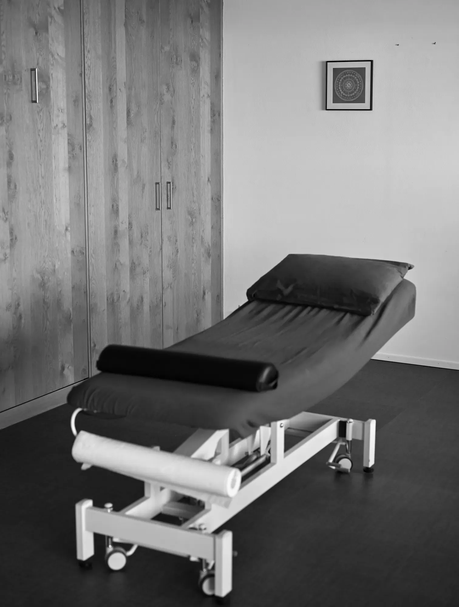 Behandlungsbank in der Praxis Meierhof